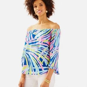 Lilly Pulitzer Enna Knit Off The Shoulder Top